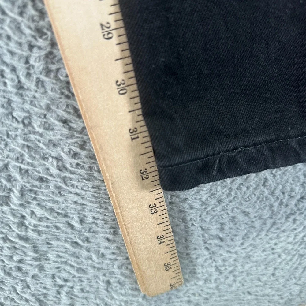 Wrangler Rustler Jeans Men's 38x32 Black Cotton Denim Straight Leg Workwear